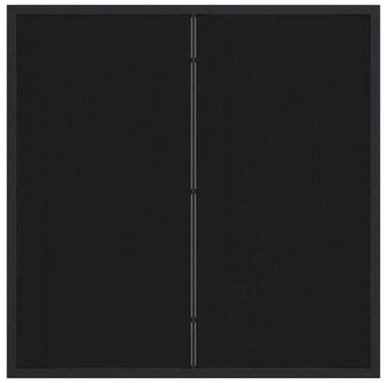 vidaXL - Ensemble de jardin 7 pièces - en - noir - poly - rotin