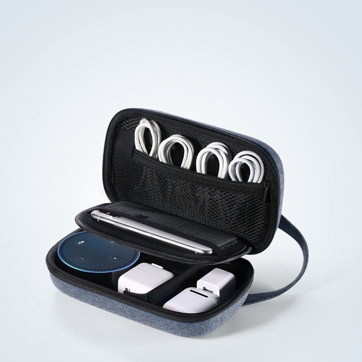 Ugreen – Elektronica Opbergtas – HDD/SSD Accessoires Organizer – Compact – Grijs