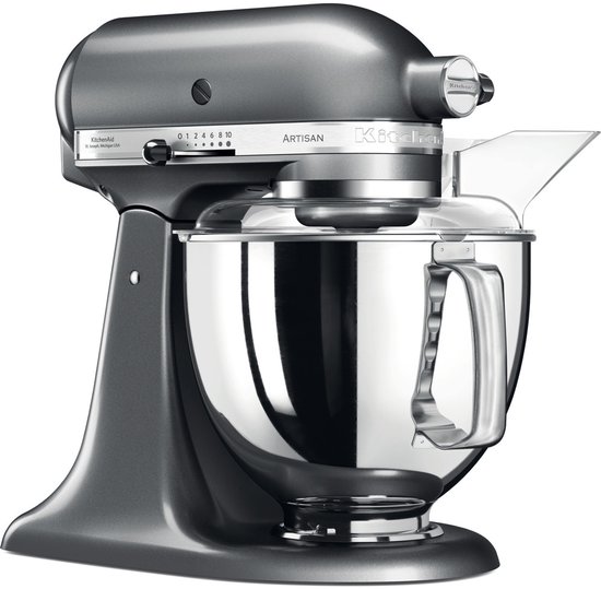 Kitchenaid Artisan 5KSM175PSEMS - Keukenrobot 4,8 L - Tingrijs van KitchenAid — afbeelding 2