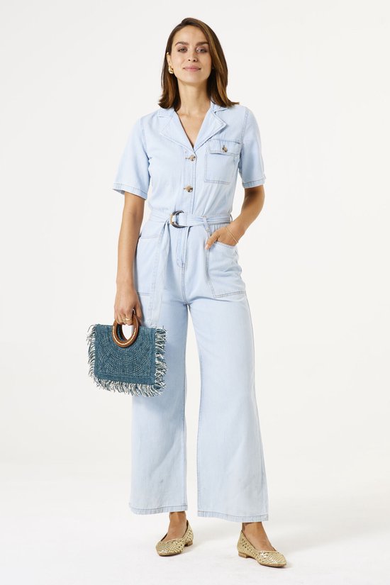 Combinaison GARCIA pour femme Blauw à manches courtes