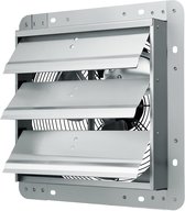 Ventilateur d'extraction à persiennes, 305 mm, haute vitesse, 1 400 tr/min, 1 084 pi³/min, montage mural en aluminium, ventilateur de grenier avec moteur à AC