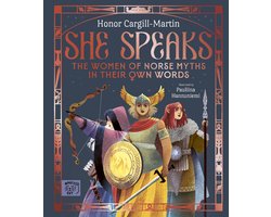Omslag van She Speaks- She Speaks: The Women of Norse Myths in their Own Words