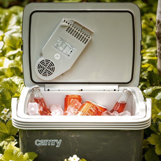 Elektrische Reiskoelbox 25L - Koelen & Verwarmen - 12V & 230V - Draagbare Toeristenkoelkast voor Auto & Camping - Camry CR8082 van Merkloos — afbeelding 5