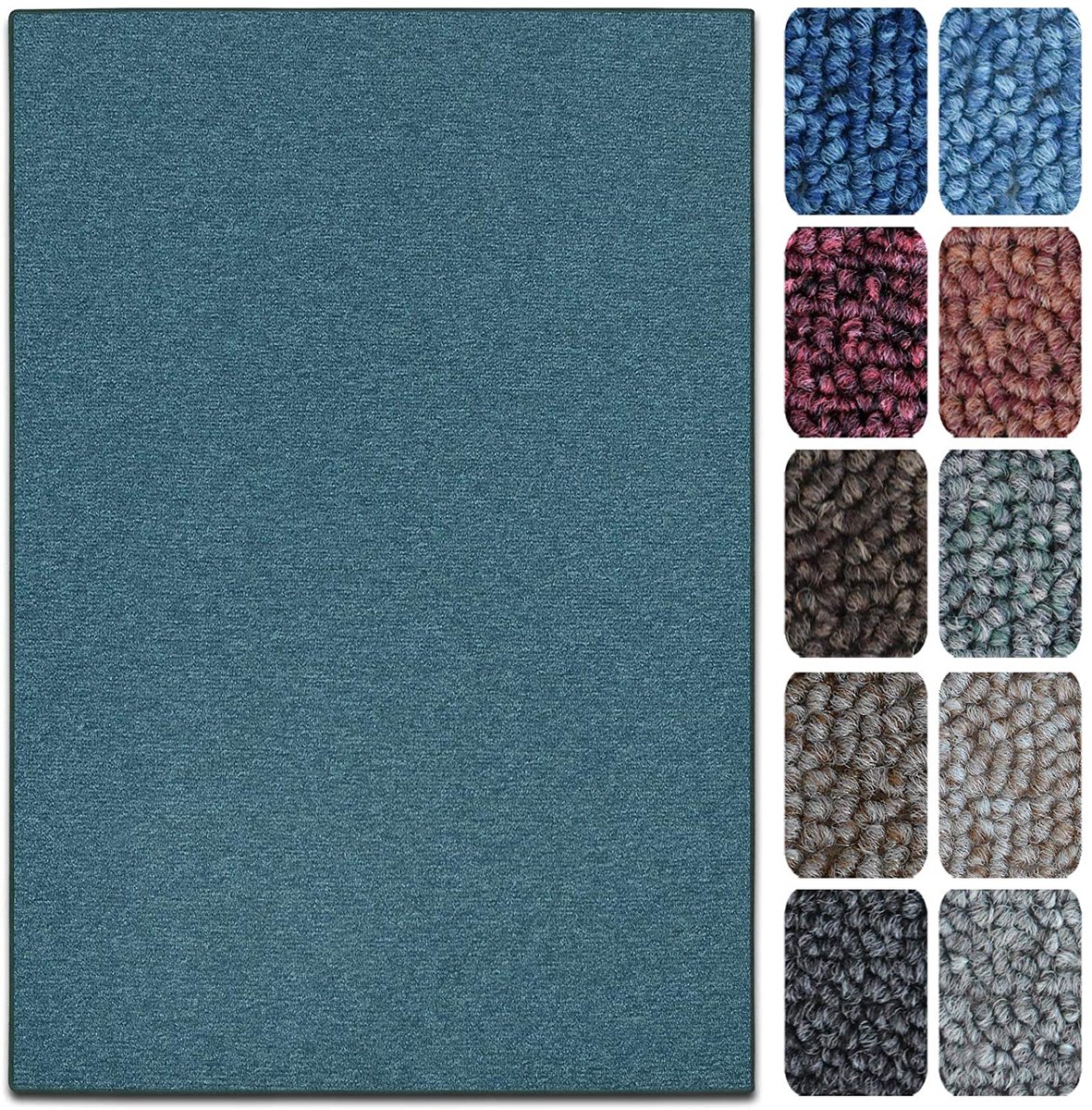 FLOORDIREKT Tapit London - Vlakke Lussenpool - Op Maat Gemaakt - Modern & Easy Care - Groen - 200 x 600 cm