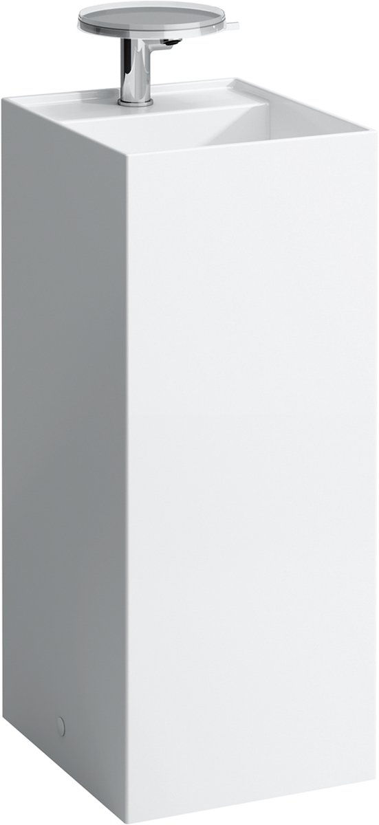Laufen Kartell - Vrijstaande wastafel 38x44x90 cm, met 1 kraangat, wit H8113310001111