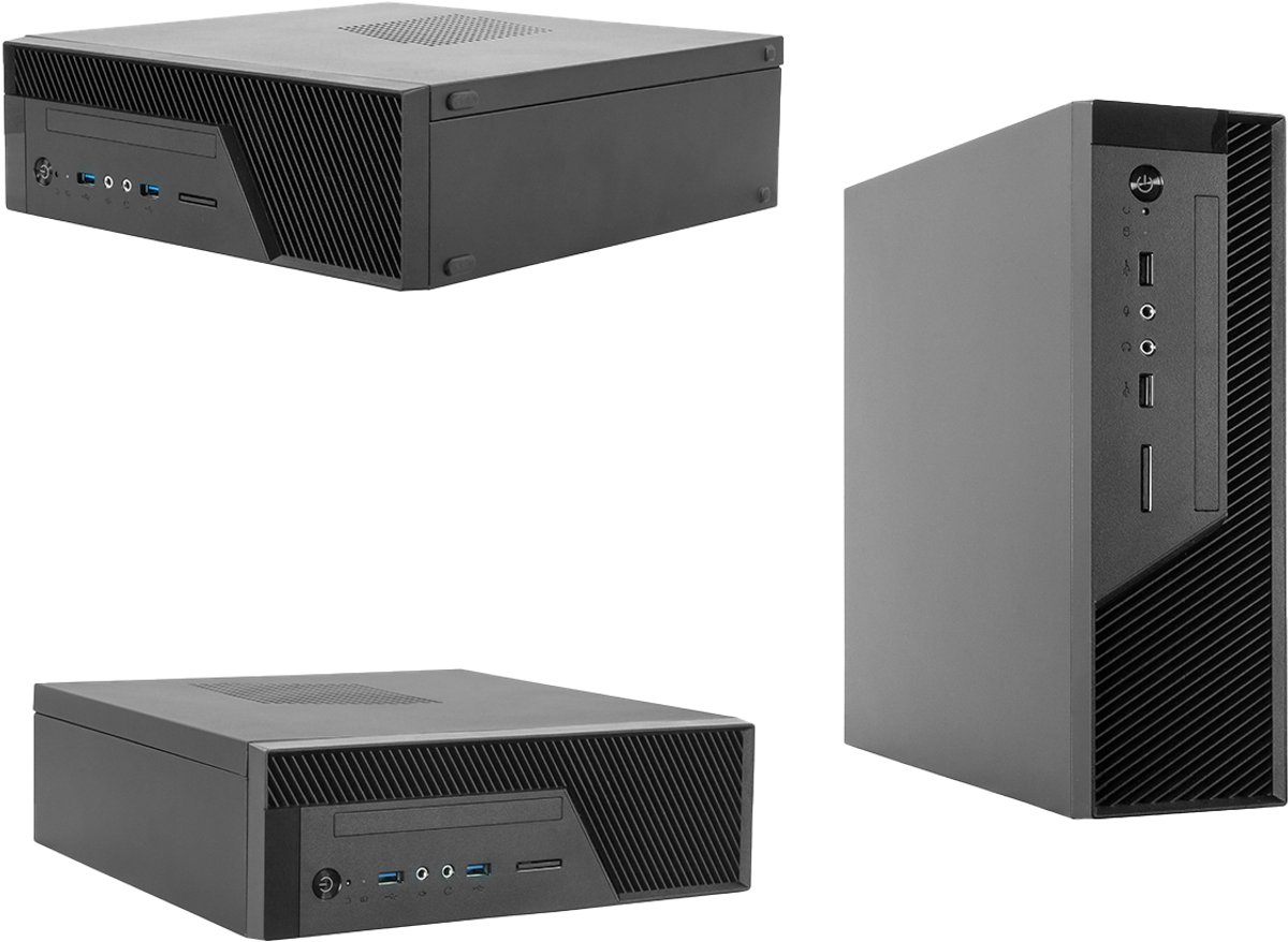 Sedatech Mini-PC Werkstation ITX • Intel i5-12400 6x 2.5GHz • Intel UHD Graphics 730 • 32Gb RAM • 2Tb SSD M.2 • DVD-RW • WiFi • Bluetooth, USB C • CardReader • Windows 11 • Desktop computer thumbnail 2