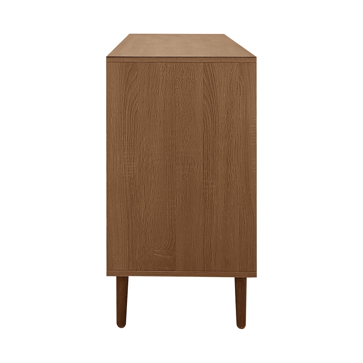 BENMWS Dressoir met rotan inzetstuk, breedte 130 cm, met drie