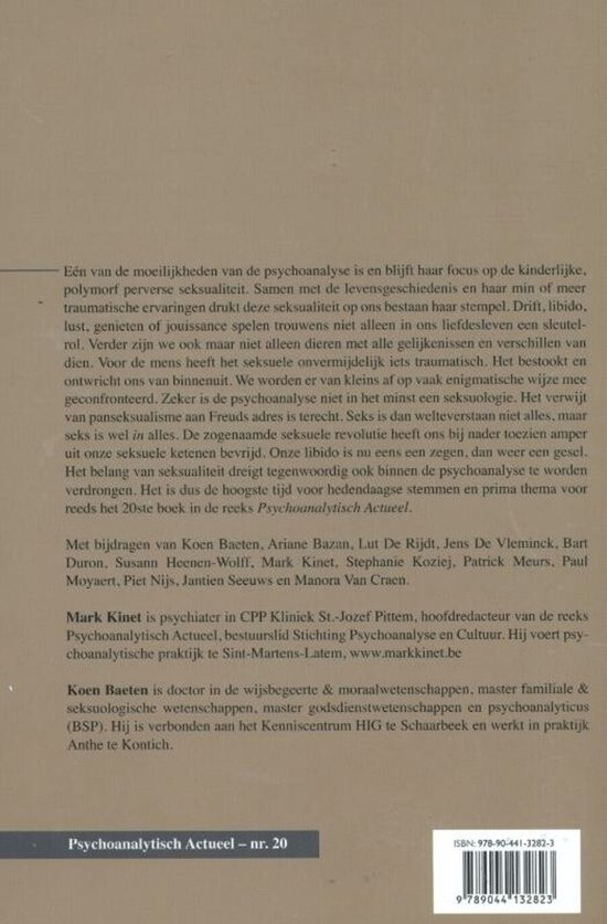 Boekomslag met tekst 'Psychoanalytisch Actueel - nr. 20' en ISBN-nummer.