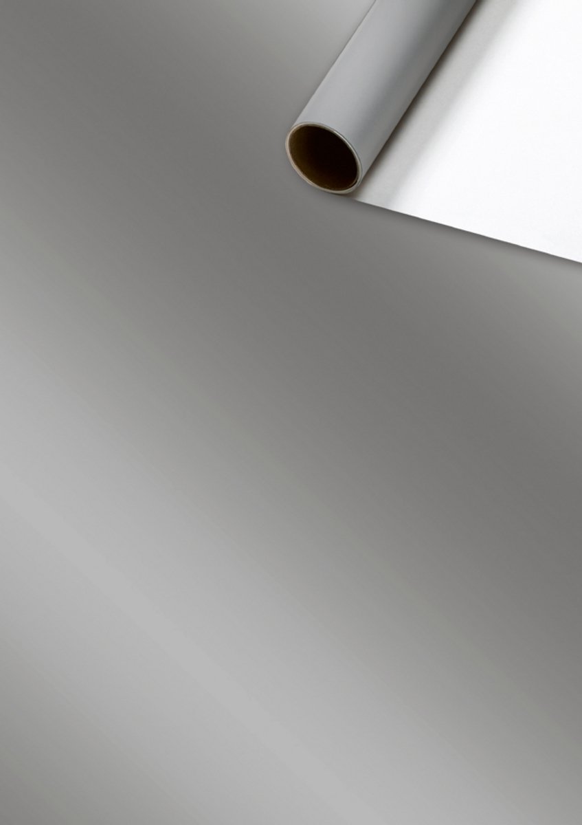 Cadeaupapier 70x200 cm - Uni - Zilver