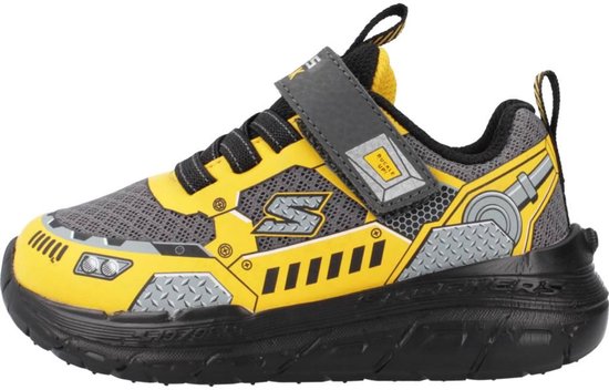 "Skechers Skech Tracks Baskets pour femmes Garçons - Grijs; Jaune - Taille 22"