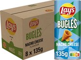 Bol.com Lay's Bugles Nacho Cheese Snack Box - Chips - 8 x 135 gram aanbieding