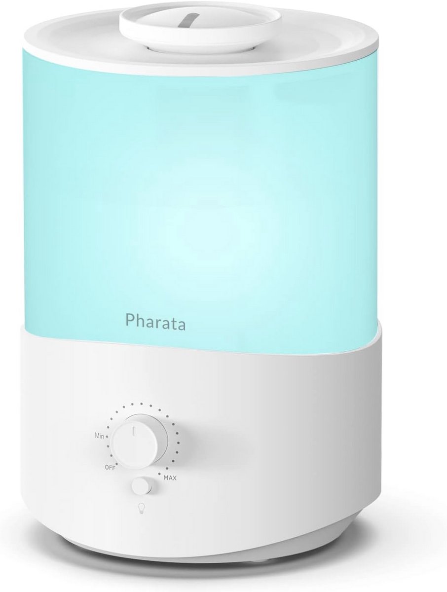 Luchtbevochtiger Koude Nevel 2,5L - automatisch uitschakelen, 2-in-1 met diffuser, instelbare neveluitgang