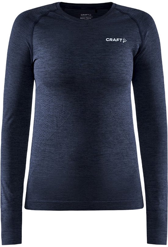 CRAFT CORE DRY ACTIVE COMFORT LS W Dames Thermoshirt - Zwart — afbeelding 4