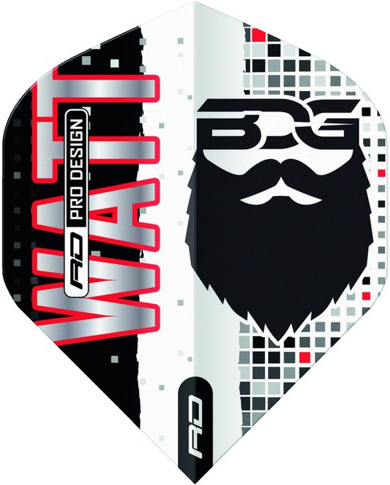 Red Dragon Jason Watt BDG Hardcore Premium - Dart Flights van Red Dragon — afbeelding 2