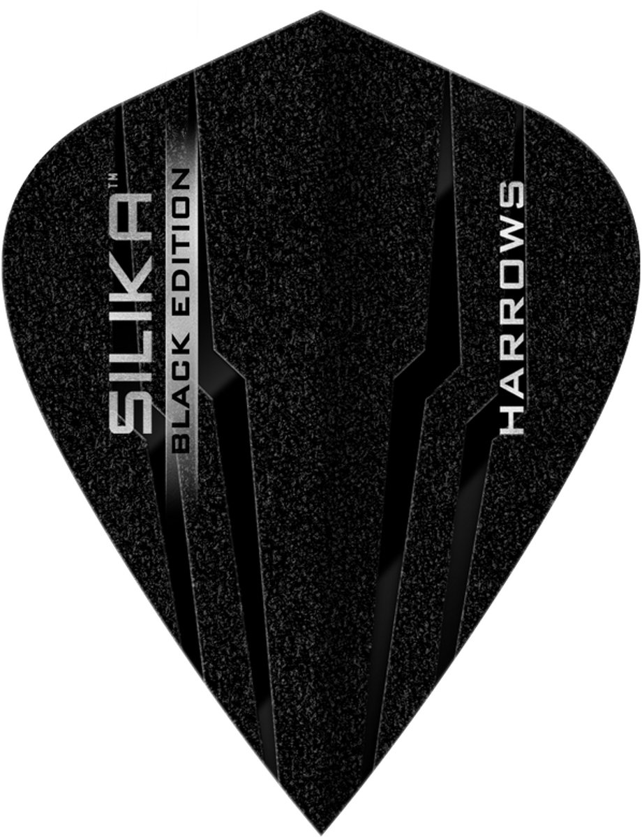 Harrows Silika Black Kite Tough Crystalline Coated - Dart Flights