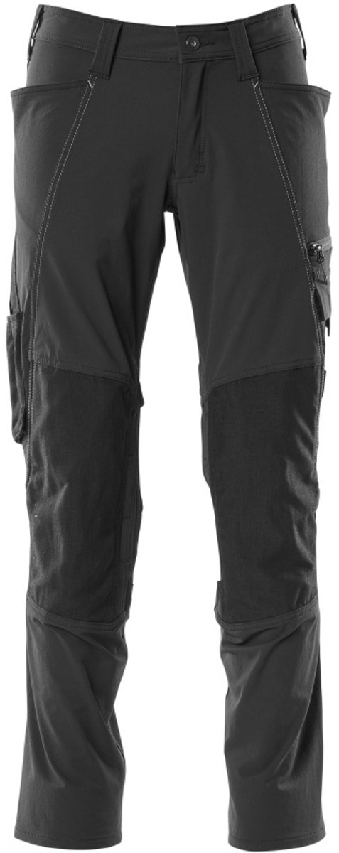 Mascot Accelerate Broek met kniezakken 18479-311 - Zwart - C48 - 76