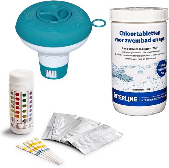 WAYS Zwembad Onderhoud Bundelpakket - Voor alle zwembadtypes - Met tabletten en onderhoudsaccessoires
