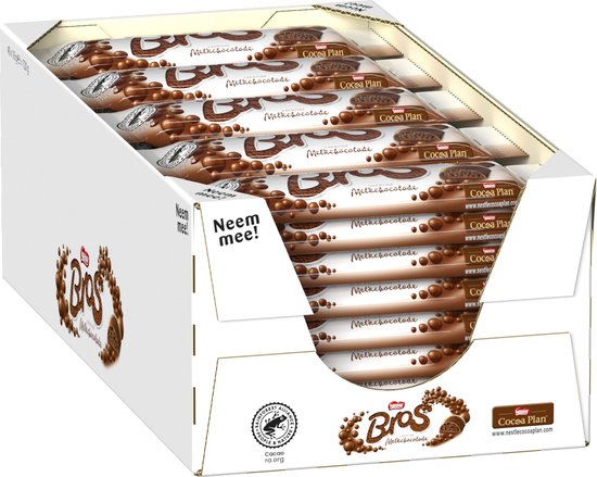 Bros Melkchocolade Repen - 40 stuks x 18g