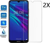 Ntech 2 Stuks Screenprotector Tempered Glass Glazen - Geschikt voor Huawei Y6 (2019)