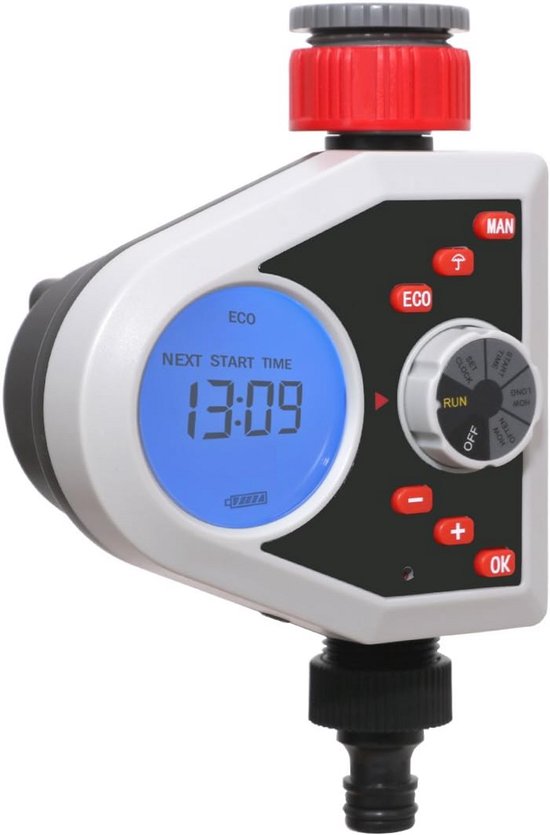 Foto: Automatische irrigatiecomputer met lcd display effici nt bewateringssysteem voor de tuin