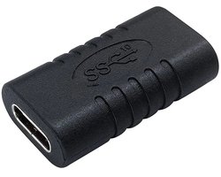 DrPhone ConnectPro - USB 3.1 Type-C Connector Adapter – Supersnel, Compact en Veelzijdig – 10 Gbps - Zwart