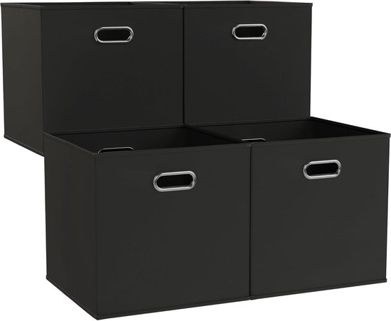 Scatole Organizzative Pieghevoli Athlon - 4 Pezzi, 33L - Grigio - Per Casa, Armadio O Garage - Foto 10