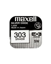 Maxell 18288600 huishoudelijke batterij Wegwerpbatterij SR44SW Zilver-oxide (S)