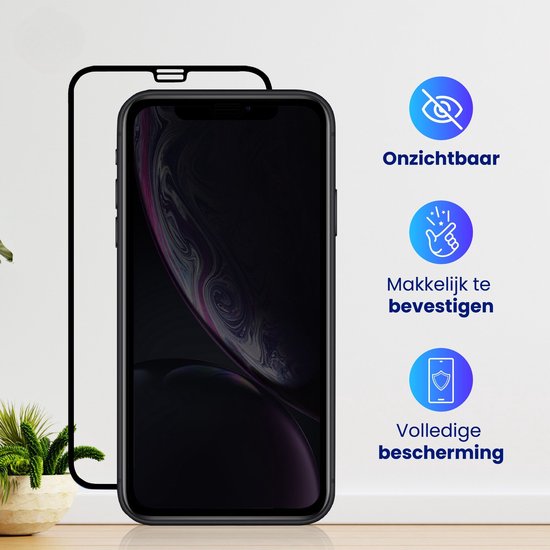 Prisma NL - iPhone 11 Pro - iPhone XS - iPhone X - Protecteur d'écran - Tempered Glass - Premium - Verre de protection - Protecteur d'écran avec bord noir - Verre Buffalo