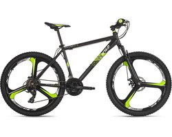 Wyld Fiets WYLD Mountainbike Hardtail 26'' Sharp Zwart 21 versnellingen zwart-groen -