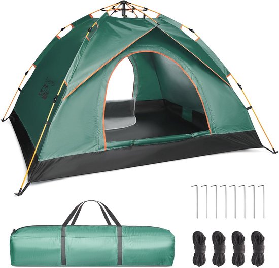 Ruime en gemakkelijk op te zetten automatische campingtent voor buitenavonturen