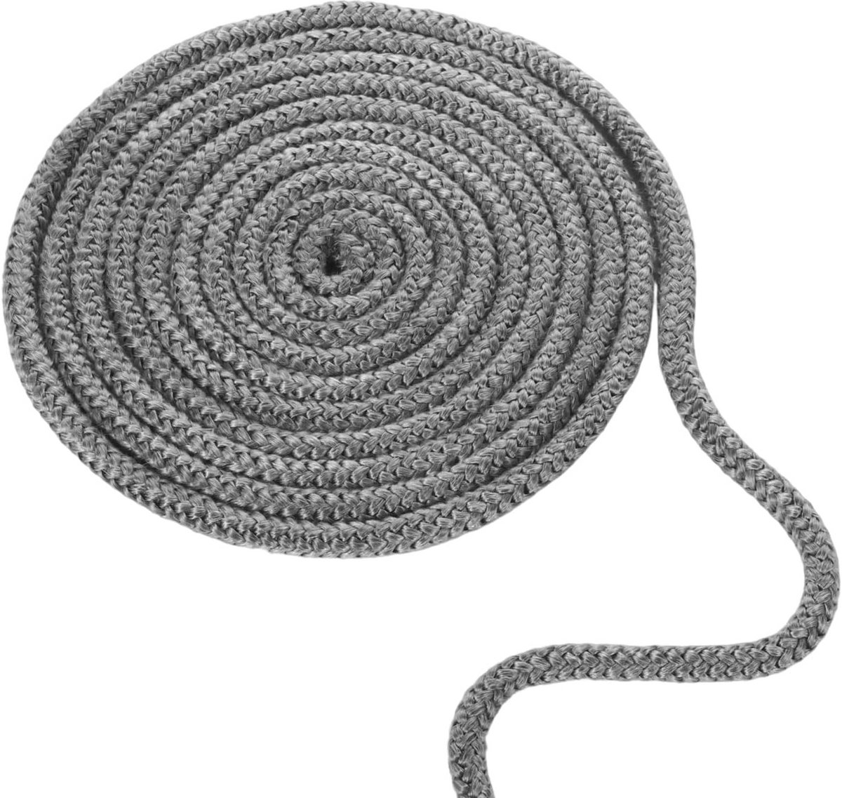 Afdichtingspakking voor Kachel en Openhaard - 10mm x 4m Glasvezel Touw met Grafiet Geïmpregneerd