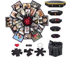 Consumerce® Explosion Box – Foto Love Box – Fotobox – Photo Box Boek – Cadeau Doos – Fotocadeau – Knutselen – Geschenkdoos – Valentijnsdag – Liefde - Relatie