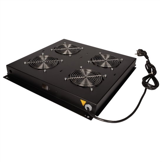 Ventilateur de toit ROLINE 19 pouces avec 4 ventilateurs, ON/OFF noir