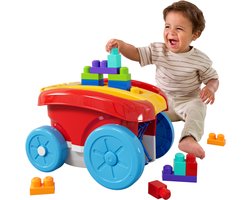 Mega Bloks Blokkenschepwagen - Constructiespeelgoed