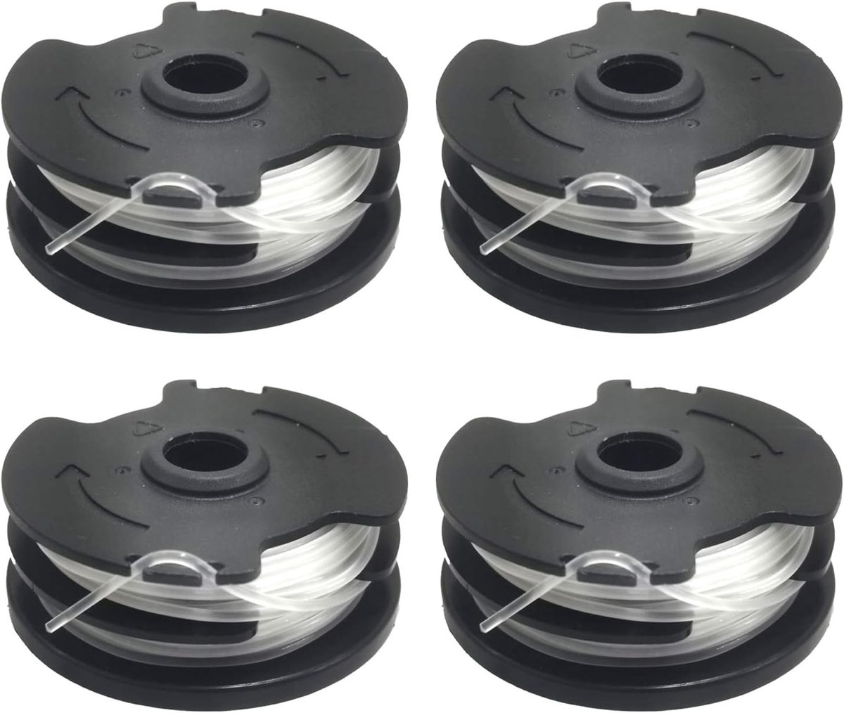 Vervangende Draadspoelen voor Snaartrimmer - Automatische Doorvoer en 1,65 mm Dikte - Set van 4