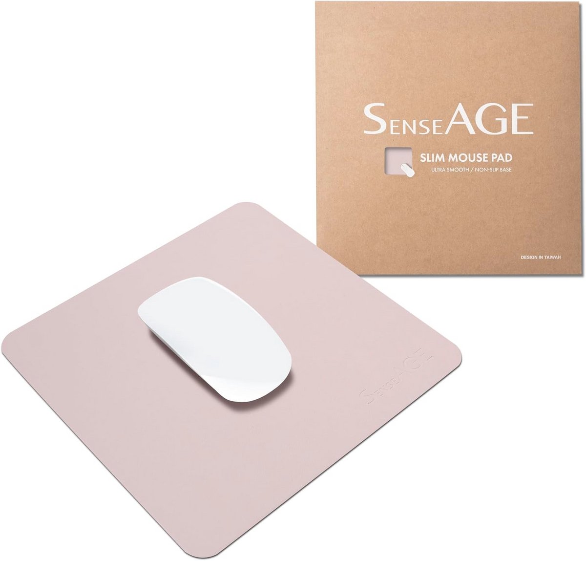 Slanke Muismat voor Computer en Laptop - Draagbare Antislip Muismat 22 x 22 cm
