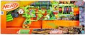 Nerf Zombie Corrupter blaster in de verpakking, met de tekst 'NERF ZOMBIE CORRUPTER' en 22 darts.
