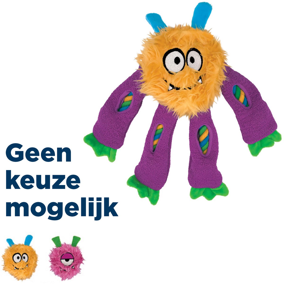 Kong Sneakerz Knots - Hondenspeelgoed - 35.5 cm Medium