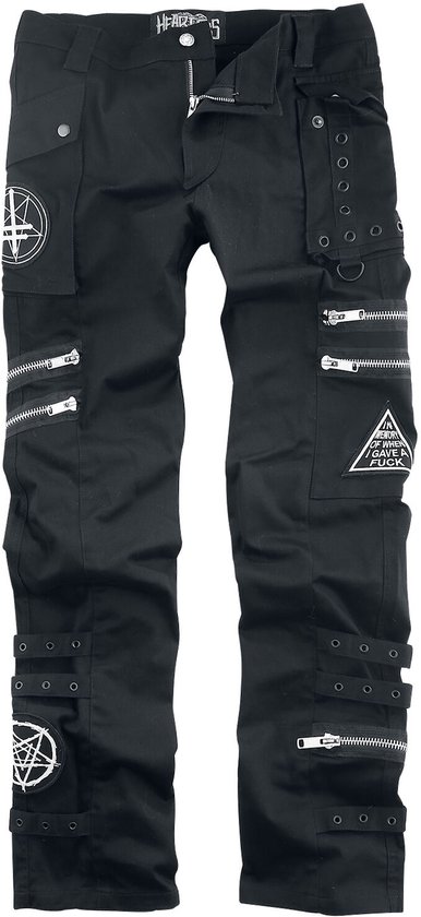 Heartless Jaxon Heren Stoffen broek - zwart - W32L34