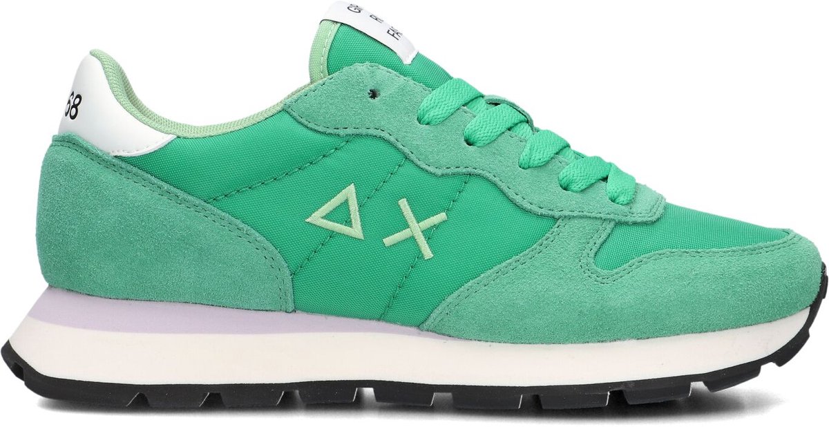 Sun68 Ally Solid Nylon Sneakers - Dames - Groen - Maat 39
