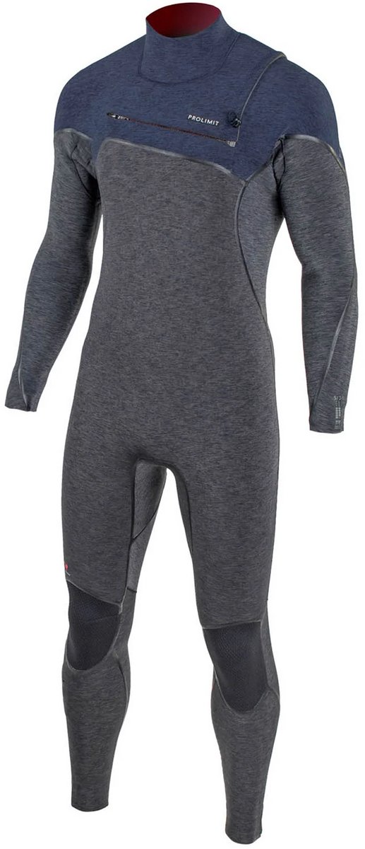 Prolimit Mercury TR Free-X 6/4mm Heren Wetsuit – FTM Sealed – Zwart/Blauw – Maat M/50 – High-End Winterpak