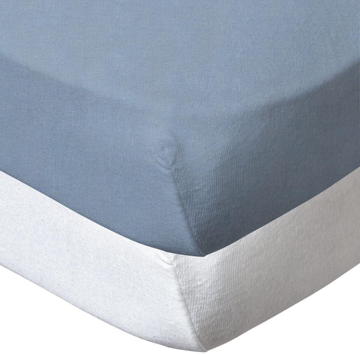 Ibenzoa Set van Twee Luxe Babybadhanddoeken voor Optimale Zacht- en Comfortabele Droogervaring blauw