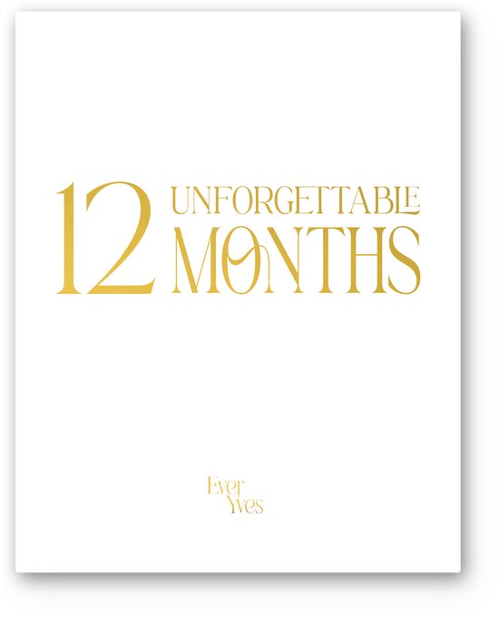 Baby Mijlpaalkaarten – 12 Inktloze Herinneringskaarten Eerste Jaar – Kraamcadeau & Babyshower Geschenk