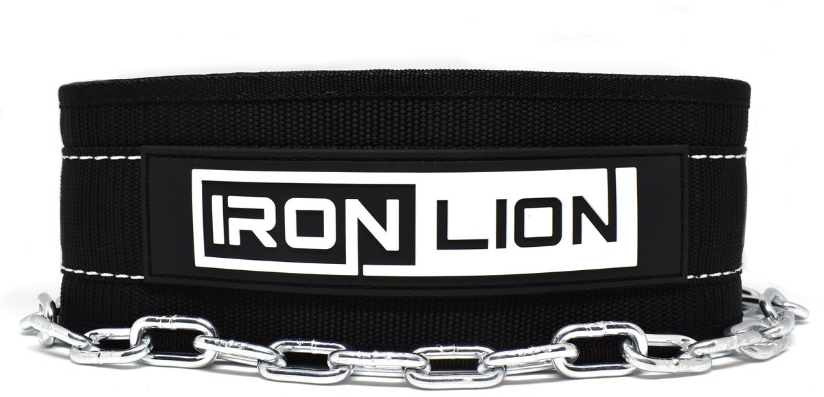Iron Lion Dip Belt - Dipping belt & dip riem - Zwart - Voor dames en heren