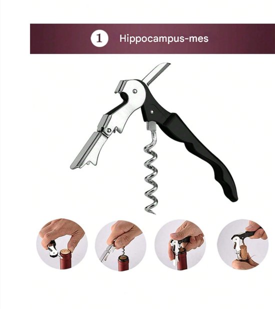 Wijnopener Kurkentrekker Vaste Desktop Flesopener Wijnopener Kurkentrekker Vaste Desktop Flesopener