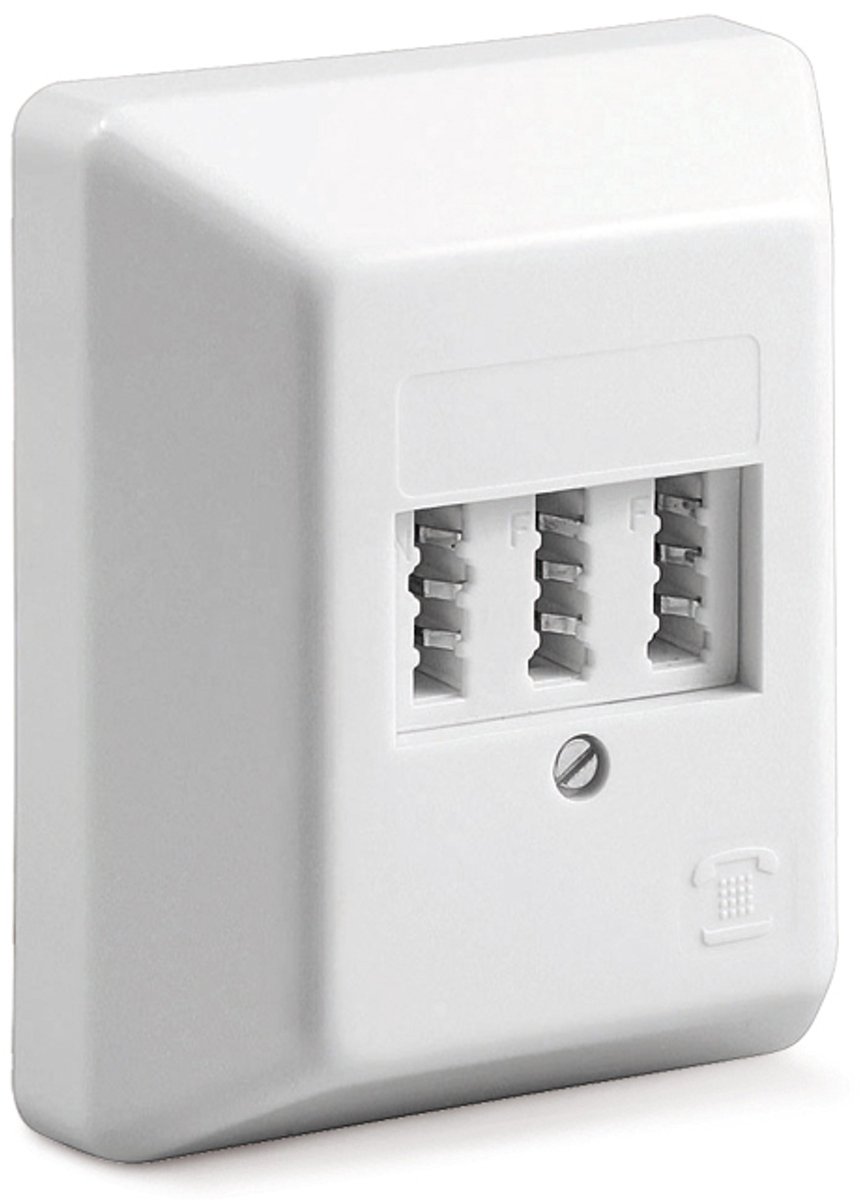 Goobay 3x TAE-NFF Wall Plate