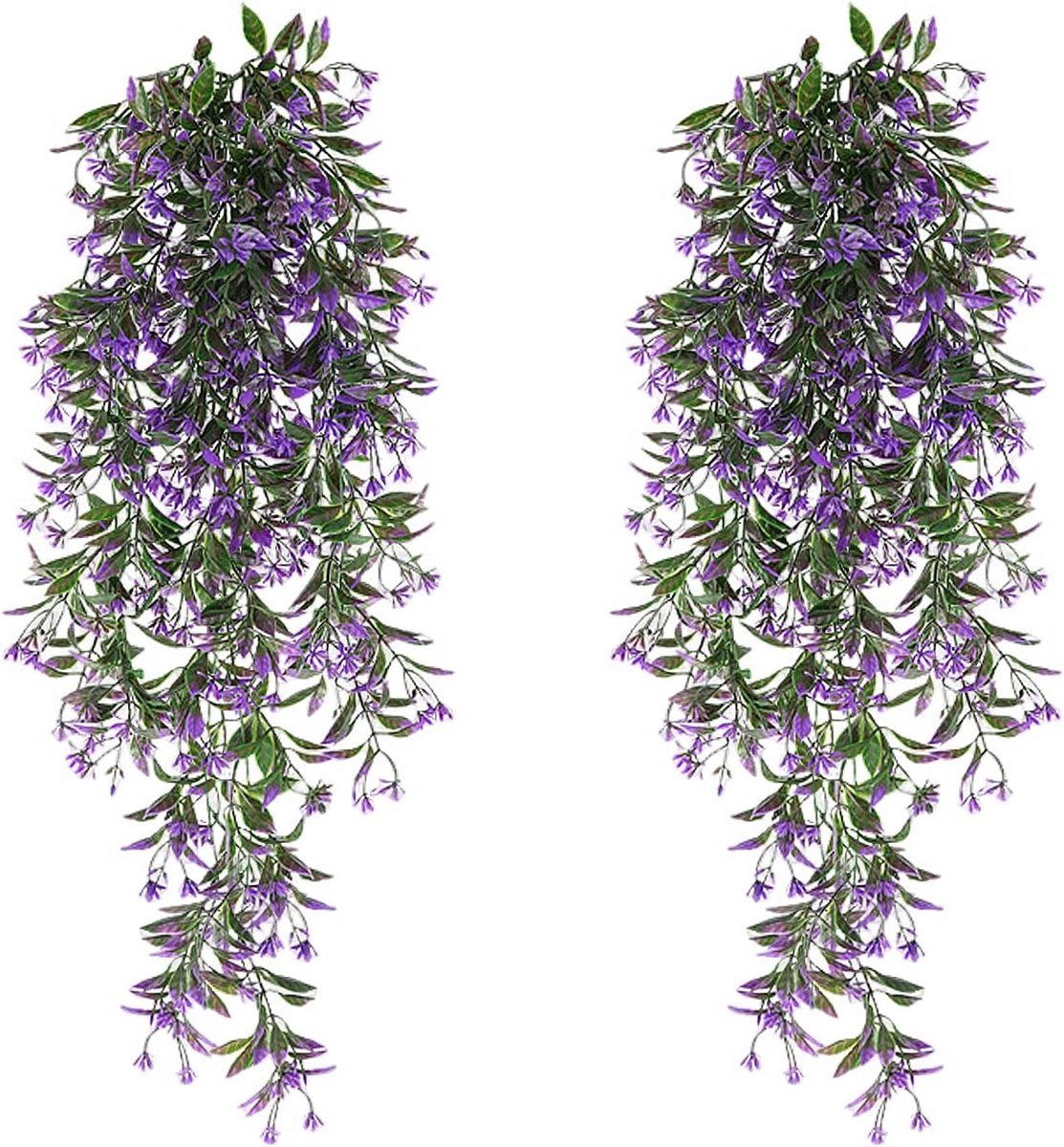 Ibenzoa Synthetische Planten Set van Twee - Voor Creatieve Decoratie in Elke Ruimte groen