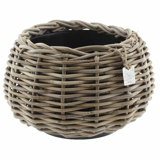 Plantenmand rond naturel D 50 H 50 cm kopen Plantenmand rond naturel D 50 H 50 cm kopen