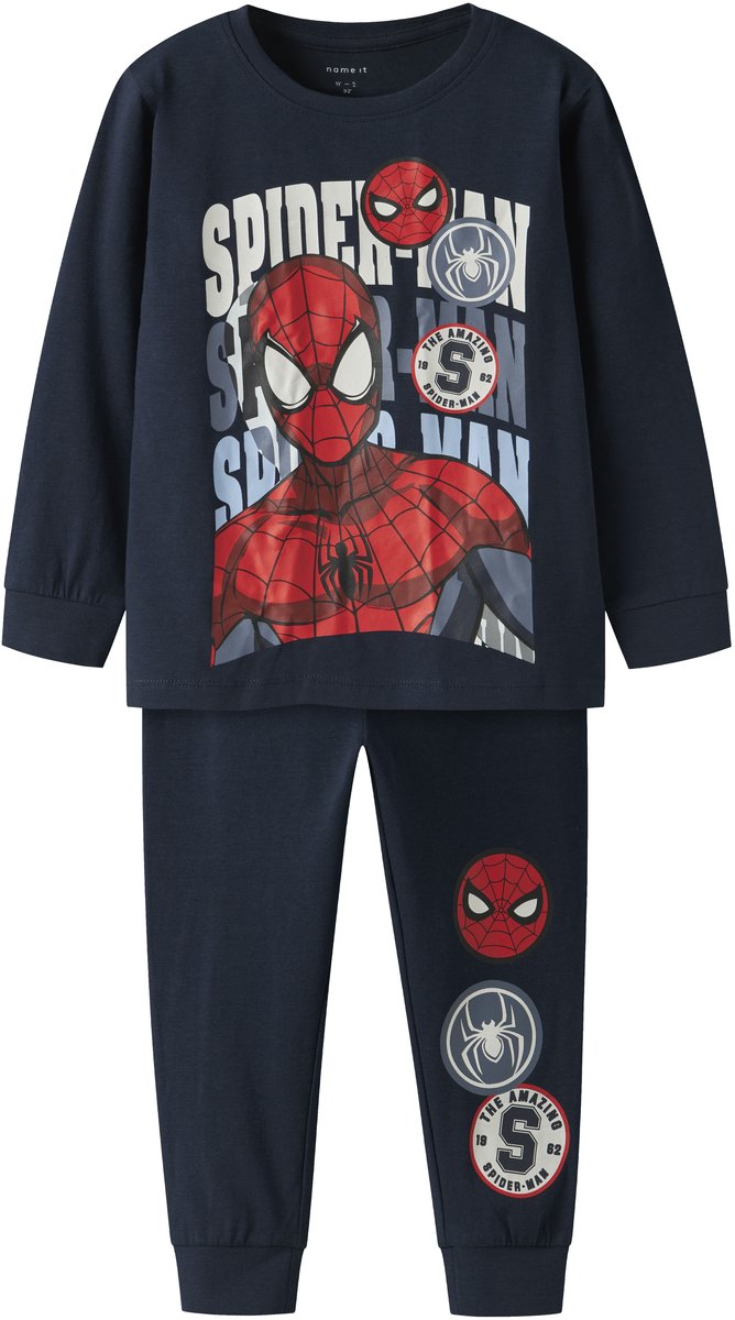 NAME IT - NMMOCTI SPIDER LS NIGHTSET MAR - Jongens - Pyjamas