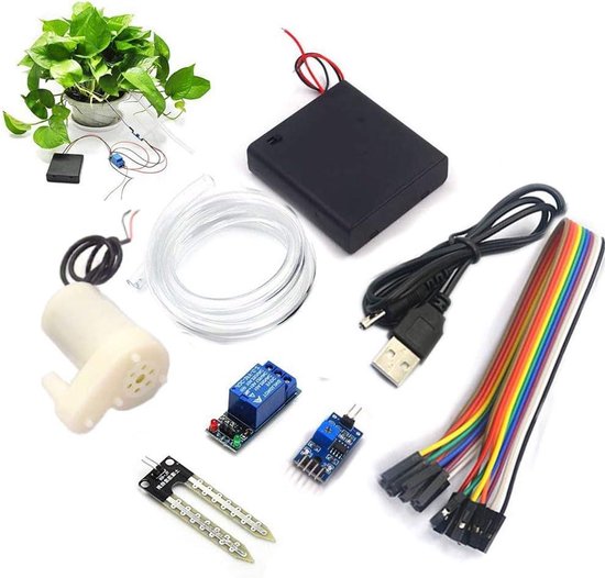 Automatische irrigatieset op zonne-energie, automatische irrigatiesystemen voor de tuin, zonne-irrigatiesystemen met timer 15 m lange slang voor tuin, balkon, potplanten